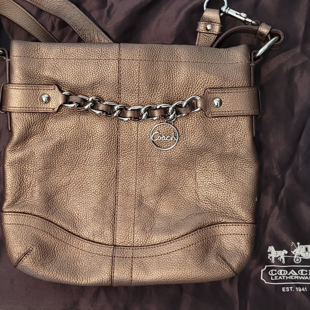 Coach leather crossbody